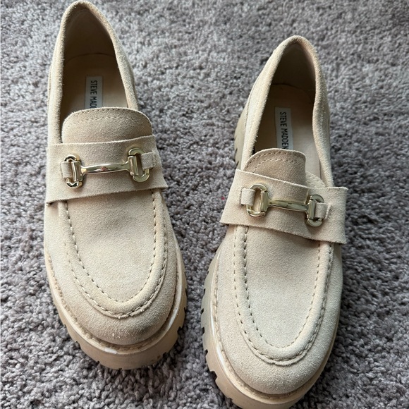 Steve Madden Lando Loafers Tan Suede size 11 - Picture 2 of 12